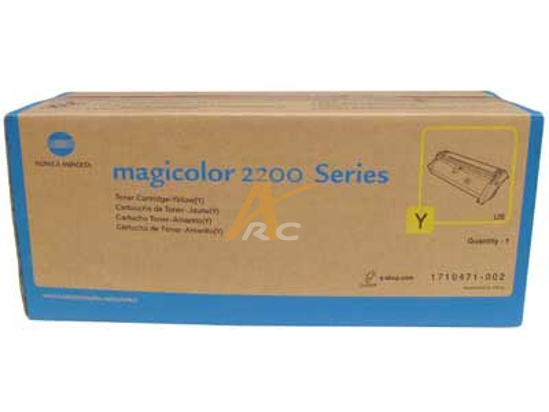 Picture of Genuine Yellow Toner for Magicolor 2200 series