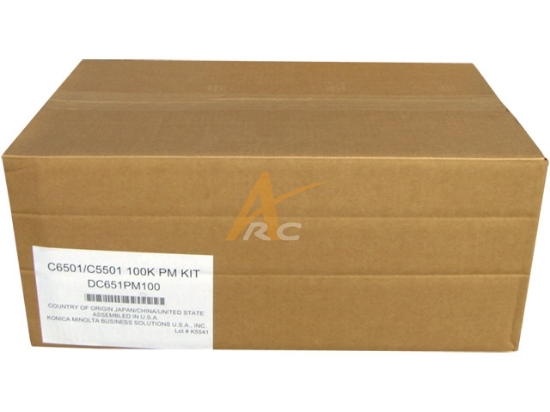 Picture of Konica Minolta 100K PM Kit DC651PM100 bizhub C6500 C6501 C5501 C65HC