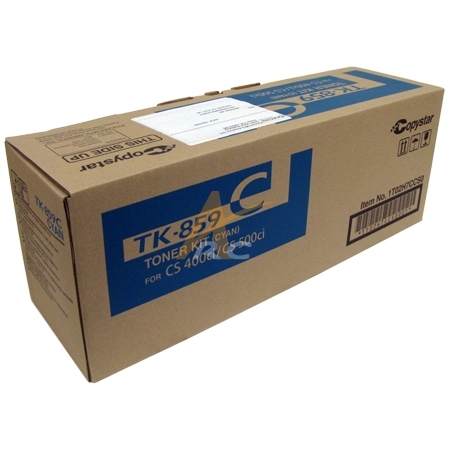 Picture of Genuine Copystar TK-859C Cyan Toner Kit for CS 552ci 500ci 400ci