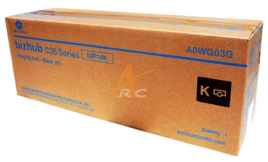 Picture of Konica Minolta A0WG03G IUP14K Black Imaging Unit for bizhub C25 C35P