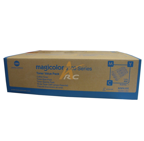 Picture of Genuine Toner Cartridge Value Kit Standard Capacity for Magicolor 5500 5570 5600 Series 