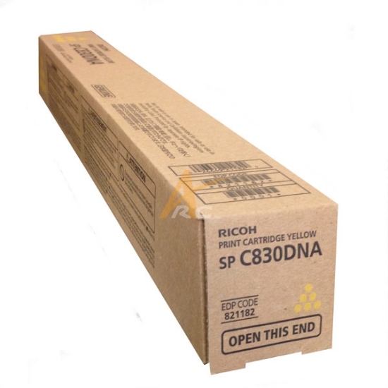 Picture of Ricoh Aficio 821182 SP C830DN C831DN 821182 Yellow Toner Cartridge