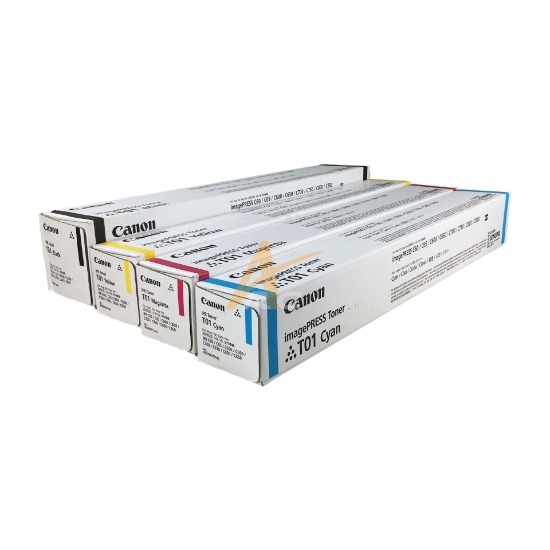 Picture of Canon T01 Toner Cartridge Set Black, Cyan, Magenta, Yellow