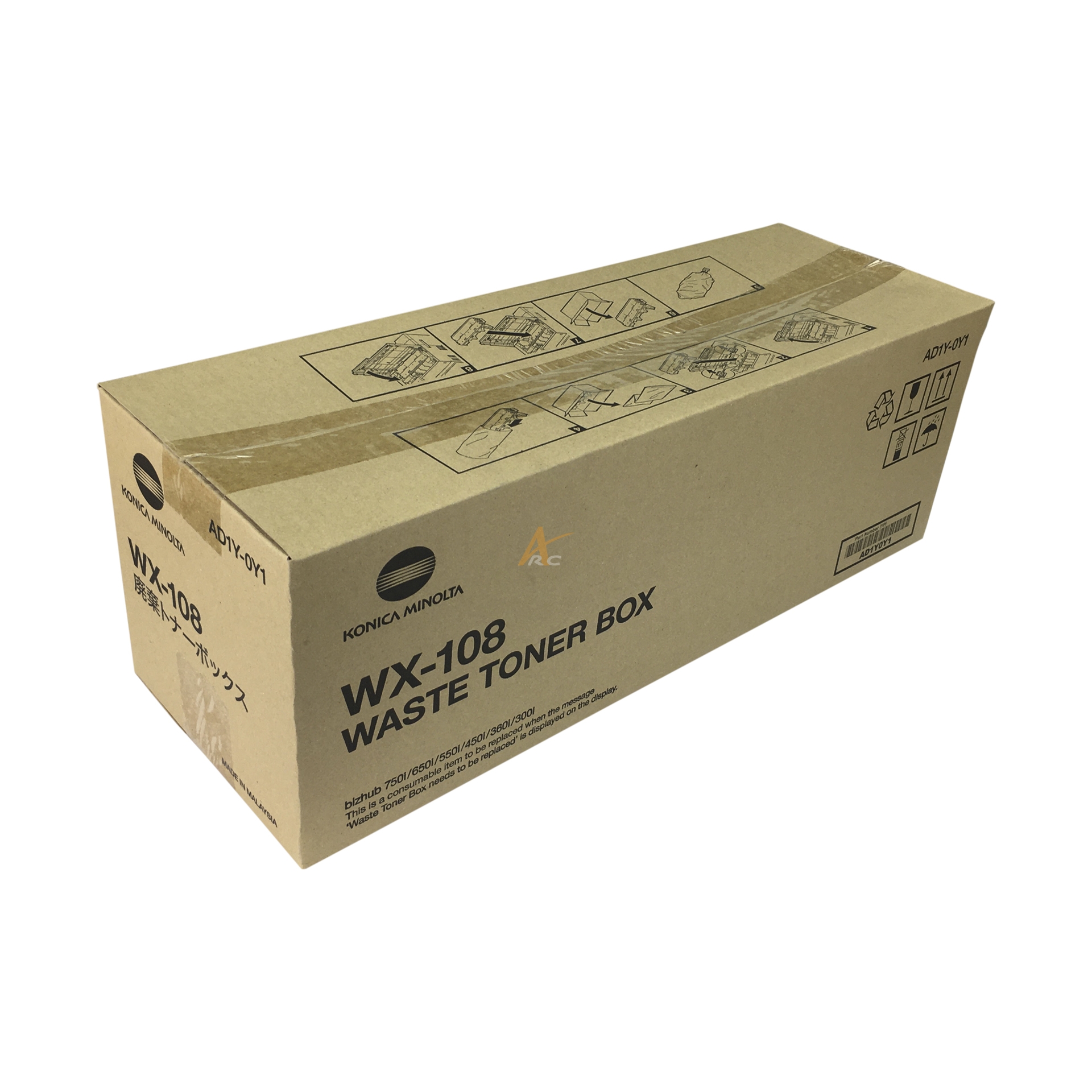 Konica Minolta AD1Y0Y1 Waste Toner Box WX-108 bizhub 300i 360i 450i ...